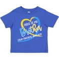 thumbnail image 3 of Inktastic Proud of My Brother Down Syndrome Awareness Heart Ribbon Boys or Girls Toddler T-Shirt, 3 of 5