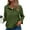 Green, variant on Women Sports Hoodless Hoodie Casual Solid Color Texture Button Long Sleeved Pullover Hoodie Juniors Sweatshirts Trendy Color Long Sleeve Light Long Sleeve Sweatshirt No Hood Women Ladies