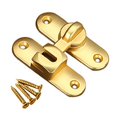 thumbnail image 4 of Stainless Steel 90 Degree Latch- Safety Right Angle Sliding Door Lock M2F3, 4 of 8