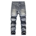 thumbnail image 4 of RUTAYY Toddler Boys Fit Ripped Distressed Fashion Kids Denim Jeans Trousers Breathable Pants, 4 of 4