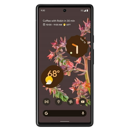 Google Pixel 6 5G 128GB Factory Unlocked GA02900-US 6.4 in 8GB RAM Phone Stormy Black