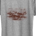 thumbnail image 3 of Instant Message - Horses Running Short Sleeve Graphic T-Shirt, 3 of 6