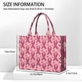 thumbnail image 3 of Large Capacity Tote Bag,Pink Breast Cancer and Love Handbag Fashion Luxury Tote Bag,15.7"x13"x 5.1" Inches,Laptop Compatible, 3 of 6