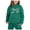 Dark Green, variant on WOYY Toddler Girls Sweatsuit Bow Print Hoodie Sweatpants Outfits, Sizes 2-3T