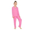 thumbnail image 2 of Europe And The United States Pajamas Children's Long Sleeve Pants For Boys And Girls Comfortable Lapel Loose Home Wear, 2 of 9