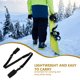 thumbnail image 3 of Luxshiny Correa Ajustable Para Transportar Esquís Y Snowboard Con Ergonómico Y Material Resistente, 3 of 8
