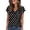 X-55Black, variant on YMNXA Womens T Shirts Short Sleeve V Neck Polka Dot Print Slim Fit Fashion Soft Breathable Tee Top For Casual Daily Wear,Black,XXL
