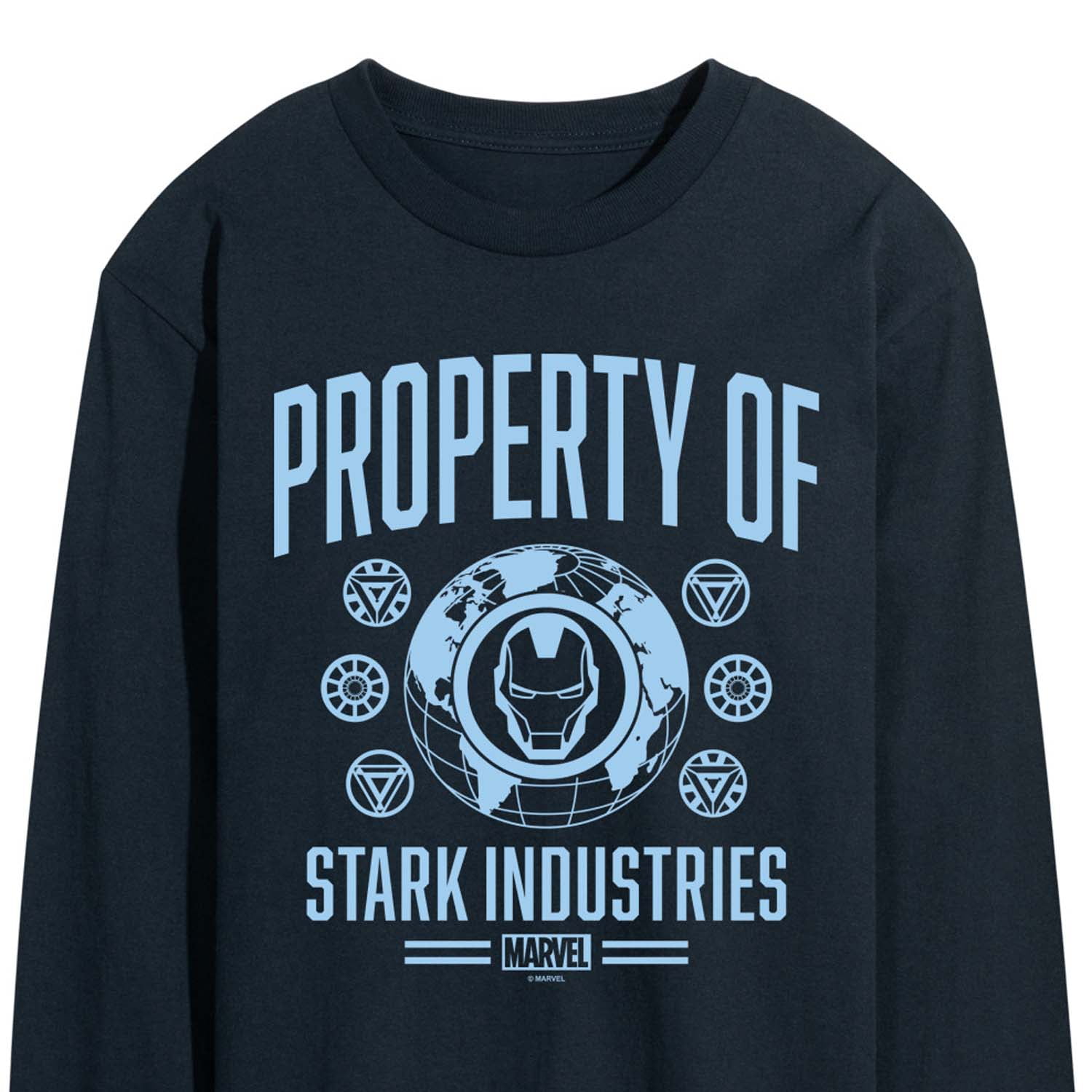 Marvel Iron Man - Property Of Stark Industries - Men's Long Sleeve Graphic T-Shirt