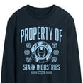 thumbnail image 3 of Marvel Iron Man - Property Of Stark Industries - Men's Long Sleeve Graphic T-Shirt, 3 of 5