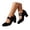 Black, variant on Women's Mary Jane Heels with Bow Retro Closed Round Toe Pumps Suede Chic Bowtie Vintage Sweet Office Dress Daily Shoes Beige 38