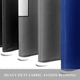 thumbnail image 5 of Stall Shower Curtain Modern Blue and Black White Fabric Waffle Weave Polyester Geometric Shower Curtain Grey Textured Water Repellent Shower Curtains for Bathroom with Hooks, 36×72 Inches, 5 of 5