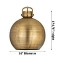 thumbnail image 3 of 410-1SL-SN-M410-16W-Innovations Lighting-Newton Sphere - 1 Light Pendant In Industrial Style-21.38 Inches Tall and 16 Inches Wide-Satin Nickel, 3 of 3