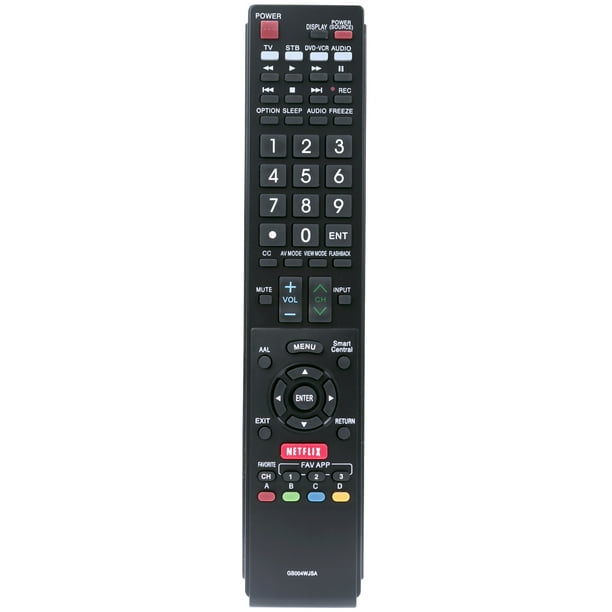 GB004WJSA Netflix Universal Remote Control for All Sharp Brand TV