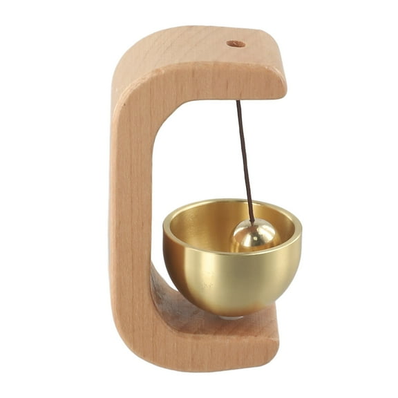 Girlsshop Japanese Wooden Wind Chimes Wireless Doorbell Door Bell Wind Bell Decorations,A