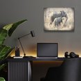 thumbnail image 6 of Epic Art ' Elephants' by Helene Sobol, Acrylic Glass Wall Art, 16"x12", 6 of 8