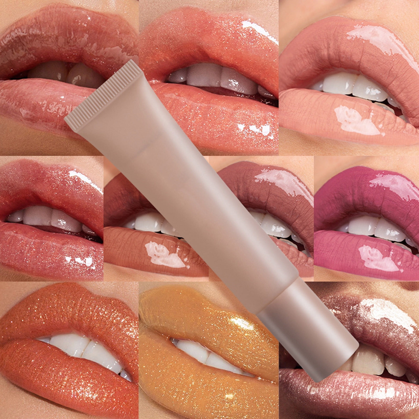 Lip Gloss Pipettes Makeup for Teens 13-14 Candy Colors Oil Based Light Bulb Lip Gloss Full Lip Gloss Pack Girls Lip Gloss 28 Lip Jelly Lip Gloss with Glitter inside Stay Glossy Lip Gloss Clear Natural