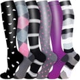thumbnail image 1 of CHOK Compression Socks for Men & Women  6 Pairs  S-M, 1 of 5