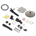 thumbnail image 2 of Bike Speed Cassette, 9 Speed Groupset 11 To 40T Bike Speed Cassette Crank  Lever Rear Derailleur Chain Set, 2 of 8