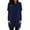 Navy, variant on TYGHBN Women Autumn and Winter Comfortable Round Neck Long Sleeve Long T Shirt Top Pocket Puff Sleeve Print Top Womens Athletic Wear Womens Athletic Shirts Short Sleeve Shirts Women Casual T Shirts
