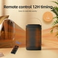 Space Heater With Shut Off Timer Heating Fan Space Heaters For Indoor Use Office Fan Heater Combo Fast