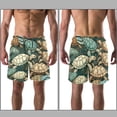 thumbnail image 3 of luoweisi Men's Beach Shorts Quick Dry Swim Trunks with Mesh Lining Sea Turtle L, 3 of 5