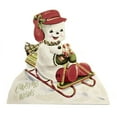 thumbnail image 3 of Christmas Playful Snowmen Dummy Boards Wood Lowe Set/2  Sled Candy Cane Rl9826, 3 of 3