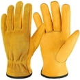 thumbnail image 1 of Guantes de jardinería Guantes de trabajo de piel de vaca, guantes de trabajo de cuero transpirables y flexibles para hombres y mujeres, guantes de aparejo resistentes para jardinería,, 1 of 8