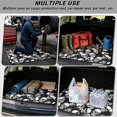 thumbnail image 3 of Xixirimido Universal Car Trunk Mat 29" x 39", All Weather Trunk Protection Durable Cargo Liner Mat Auto Interior Accessories Fit for Most Car Models, Starry White Skulls, 3 of 7