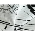 thumbnail image 4 of Ambesonne Compass Quilted Bedspread Set 3 Pcs, Monochrome Simplistic, King Size, Charcoal Grey and White, 4 of 5