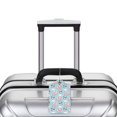 thumbnail image 5 of Disketp 4 Pcs Luggage Tag For Suitcase,Cute Panda Flying In The Sky Leather Baggage Tag With Stainless Steel Loop Privacy Cover For Women Men Girls, 5 of 5