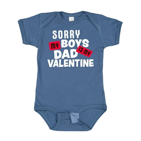 

Inktastic Sorry Boys My Dad is My Valentine Gift Baby Girl Bodysuit