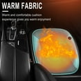 thumbnail image 6 of JeashCHAT Heated Car Seat Cushion, 12V Portable Car Heating Pad Back Massager, Heating And Ventilation Function Winter Driving, 6 of 9