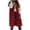 Red, variant on Breezora Women Sleeveless Puffer Vest Hooded Casual Winter Outerwear Lightweight Warm Puffy Jacket for Active Lifestyle XL Size White