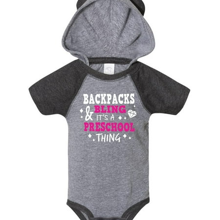 

Inktastic Backpacks and Bling It s a Preschool Thing Gift Baby Girl Bodysuit