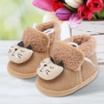 thumbnail image 2 of Fozruso Baby Girls Boys Warm Shoes Soft Sole Booties Snow Boots Comfortable Shoes Toddler Warming And Fashion Shoes Sizes 4 Toddler(Brown), 2 of 6