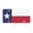 Texas State Flag, variant on KAKALAD Spring Peace Sign Flower Symbol 01 Aluminum Universal Car Vehicles License Plate 6" x 12" (4 Holes)