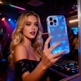 thumbnail image 2 of LED Bowknot Phone Case,Built-in Light Up Phone Case, Fashion LED Flash Protective Cover for Phone X/11/12/13/14/15/16/17, Perfect for Parties and Daily Use, 2 of 6