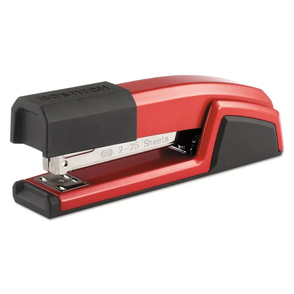Bostitch Epic Stapler 25-Sheet Capacity Red B777RED