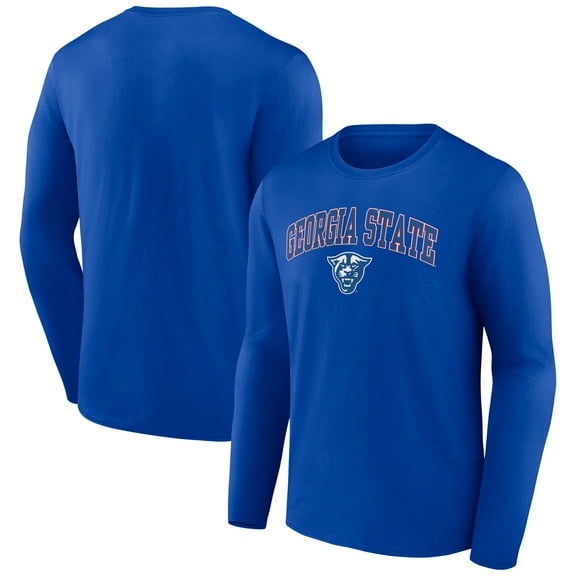 Men's Royal Georgia State Panthers Campus Long Sleeve T-Shirt