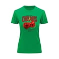 thumbnail image 1 of Playera Blusa de Cerezas Aelfric Eden Cherries Color Verde Talla Chica Marca Emil SaEs, 1 of 4
