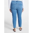 thumbnail image 2 of Terra & Sky Women's Plus Pull On Skinny Jegging Pants with Control Panel, Sizes 0X-5X, 2 of 5