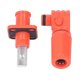 thumbnail image 1 of Conjunto de 2 conectores de almacenamiento de energía, 120 A, enchufe macho, enchufe hembra, conector de almacenamiento de energía fotovoltaica de un solo núcleo, color naranja, 1 of 9