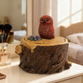 thumbnail image 4 of MEHOOM Resin Forest Owl Stump Ashtray with Lid, Windproof, Father's Day Gift Ideas, 4 of 8