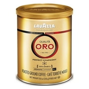 Lavazza Qualit Oro Ground Coffee Blend, Medium Roast, Authentic Italian, Non GMO, Blended And Roated in Italy, Full bodied medium roast with sweet, aromatic flavor, 8.8 Oz (Pack of 6)