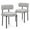Gray, variant on Magshion Upholstery Dining Chair Set of 2, Modern Faux Fur Kitchen Chairs with Metal Legs, for Living Room Dining Room, Gray