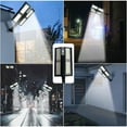 thumbnail image 4 of Solar Street Lights, 6000LM Super Bright Outdoor LED Street Lights with Remote Control, Solar Powered Motion Sensor Lights for Outside Patio Yard Garden, 4 of 6