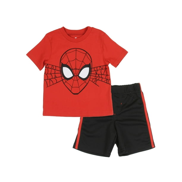 spiderman t shirt and shorts