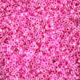 thumbnail image 2 of Miyuki Delica Seed Beads – Size 11/0 (1.6 mm), DB0247, Crystal/Fuchsia-Lined, 7.2 g, Approx. 1440 Beads, 2 of 7