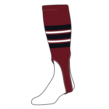 

TCK Baseball Stirrups Large (300F 7in) Cardinal Black White