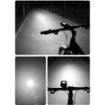 thumbnail image 2 of 4 en 1 multifuncional bicicleta computadora faro USB bicicleta lámpara delantera (negro), 2 of 7